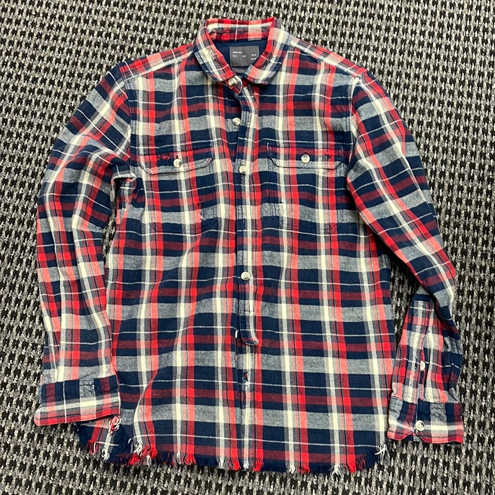 Zara, plaid, button down medium